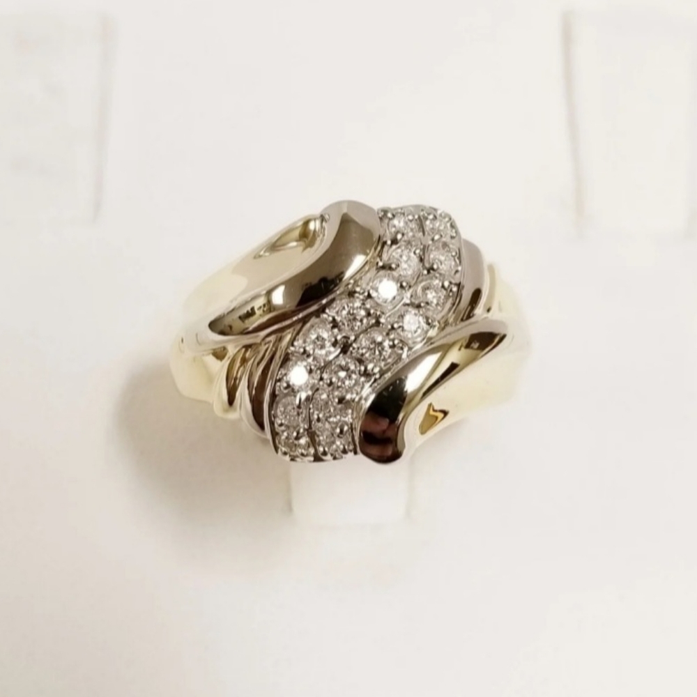 Diamond Cluster Ring